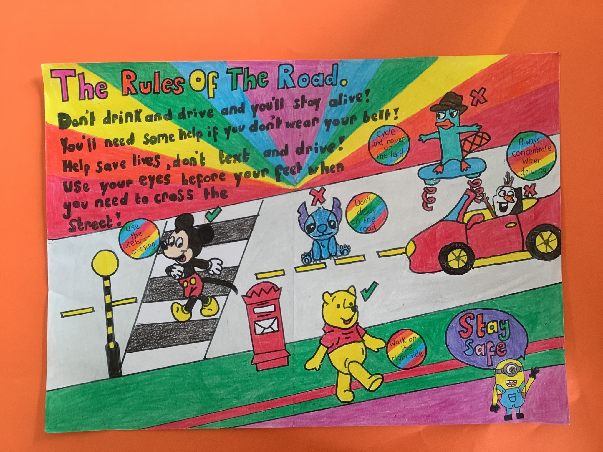 Road Safety Poster Competition Ballagh National School Kilrooskey Co 